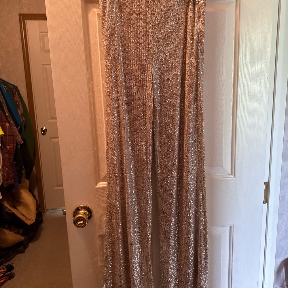 Sparkling Silver Jumpsuit